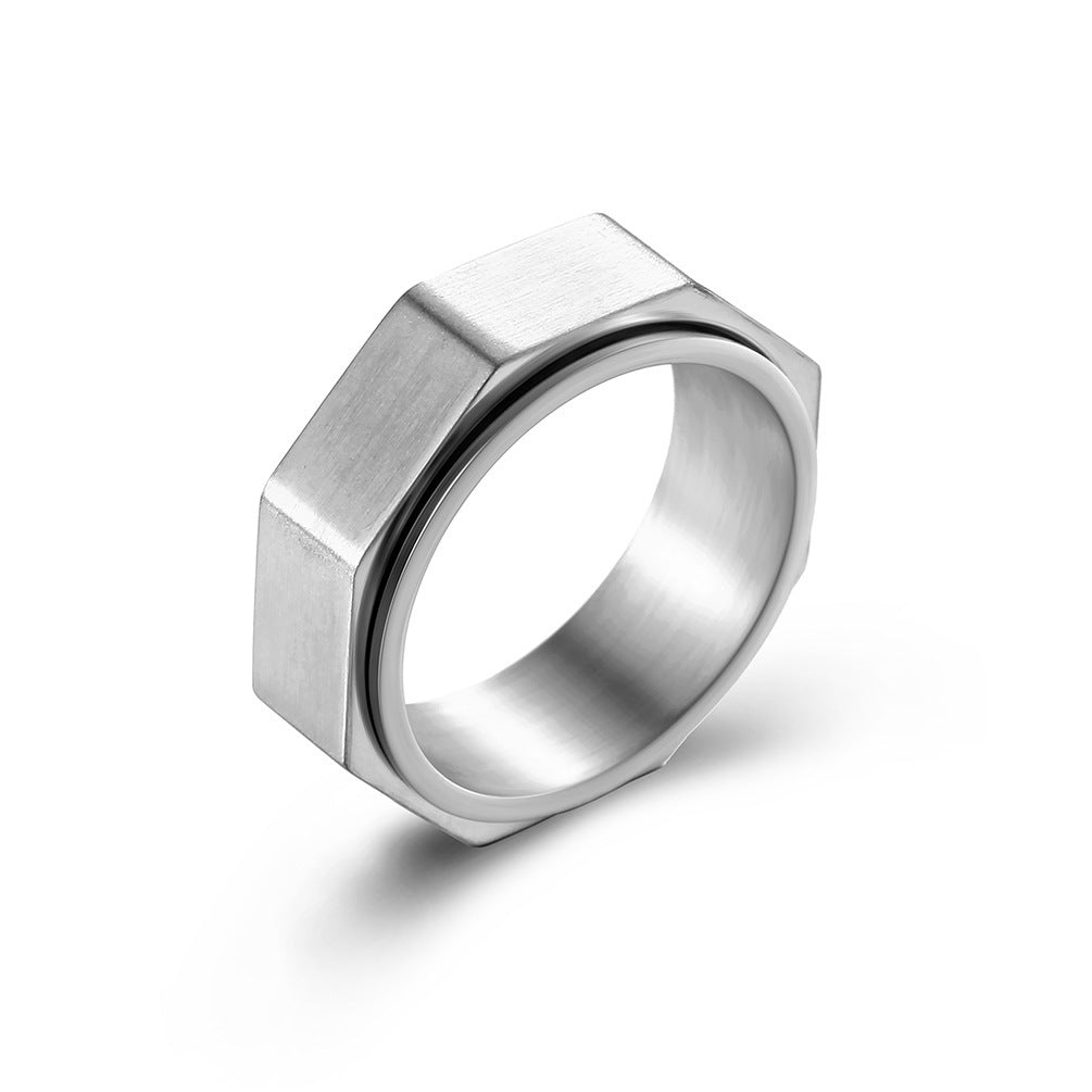 OCTAGON SPINNER SILVER